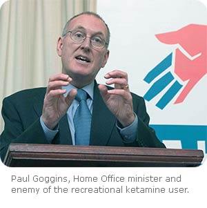 Paul Goggins anti-ketamine MP